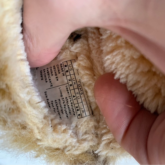 Toms Suede and Faux Fur Moccasin Pom Pom Boots - Picture 5 of 15